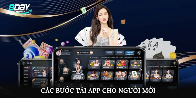 Các bước tải app cho người mới